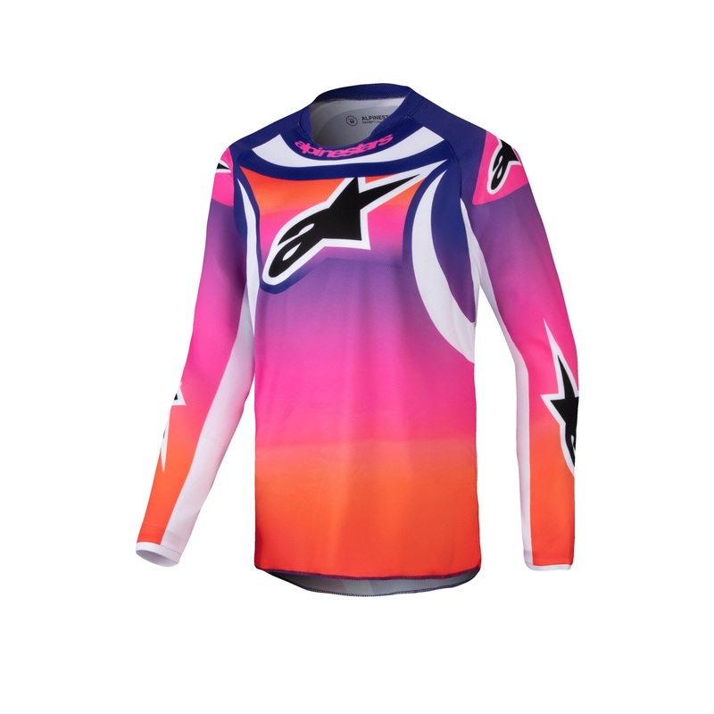 ALPINESTARS 2025 YOUTH RACER WURX JERSEY – MULTICOLOUR WHITE S