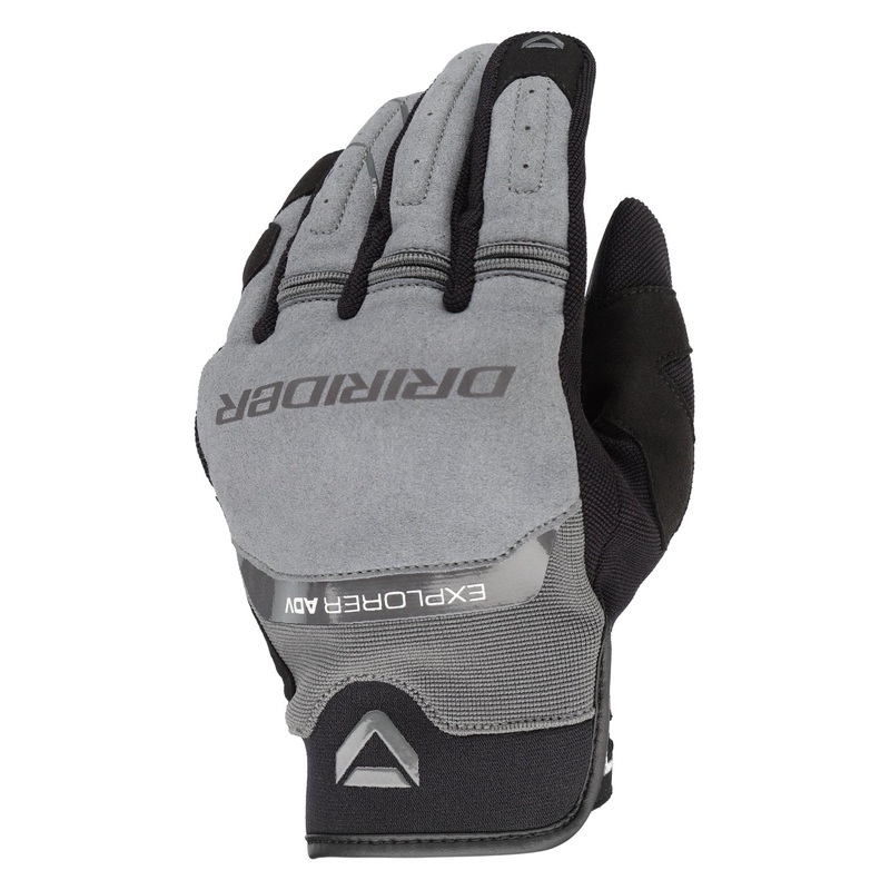 DRIRIDER EXPLORER ADVENTURE GLOVES – BLACK/DARK GREY XS
