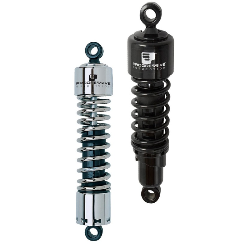 Progressive Cruiser 412 Series Shocks 12.5in – Chrome