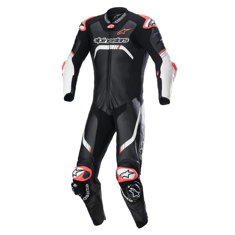 ALPINESTARS GP TECH V4 1 PC LEATHER SUIT – BLACK WHITE 48