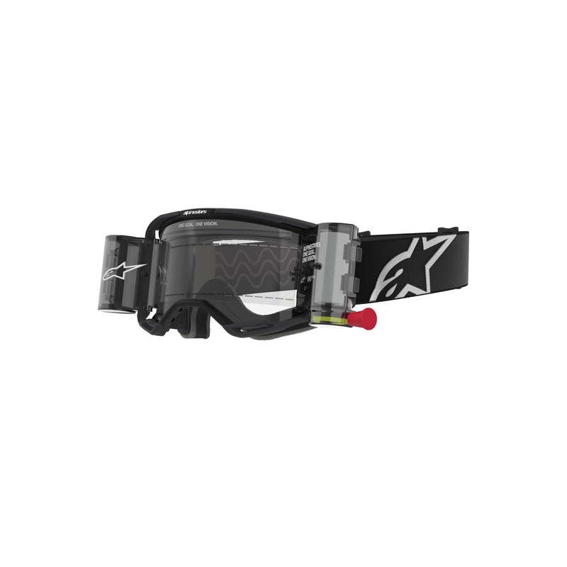 ALPINESTARS VISION 8 CORP GOGGLES – BLACK CLEAR ROLL-OFF