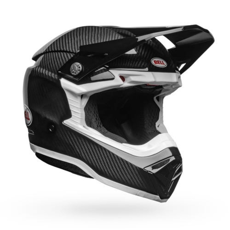 BELL MOTO-10 SPHERICAL HELMET – BLACK/WHITE XS