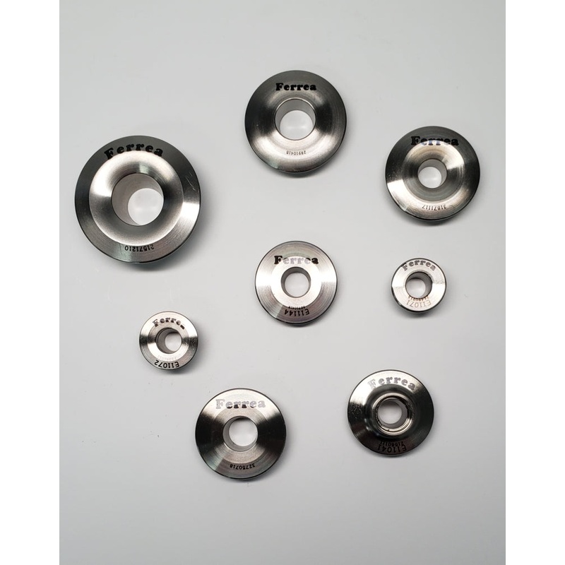 Ferrea BMW S42/M42/M50/S50/M52/M54 Double Spring 7 Deg Pro CNC Titanium Retainer – Set of 12