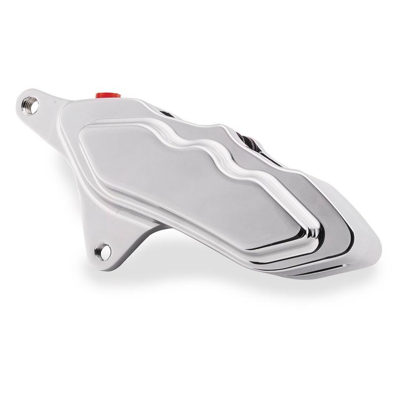 Hawg Halters Inc Direct Bolt-On 6 Piston Front Left Brake Caliper – Chrome LHSCC6001