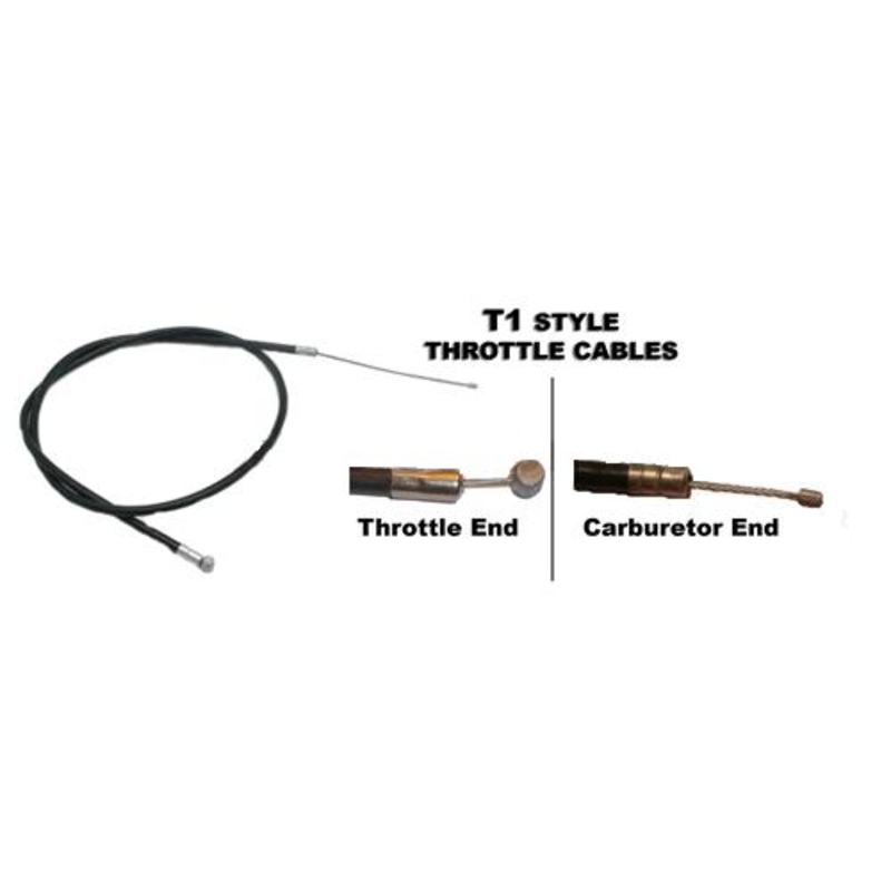 Outside Distributing T1 Style Throttle Cable – Sleeve Length 27.0in. T1-275