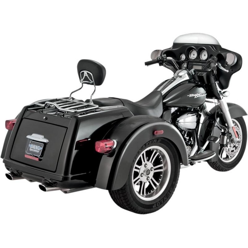 Vance & Hines Trike Deluxe Slip-On Mufflers – Chrome 16789