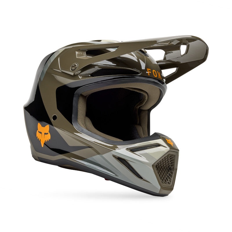 FOX 2025 V3 FADE HELMET – BROWN/BLACK S