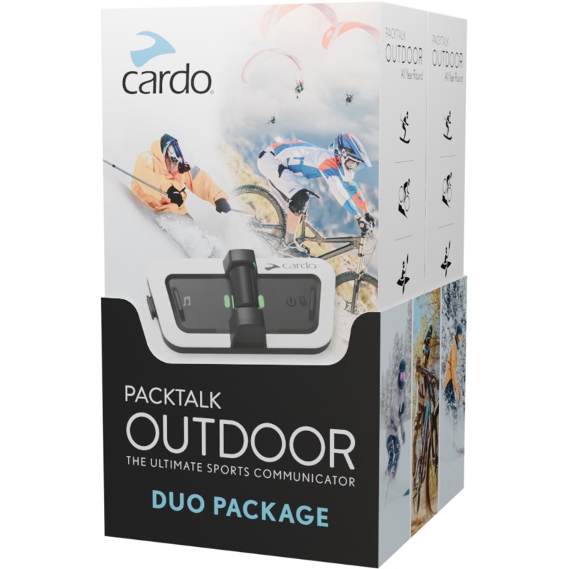 Cardo Systems 71-5073 Packtalk Outdoor Duo White