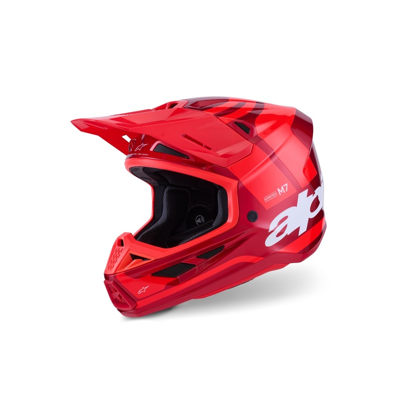 ALPINESTARS 2026 S-M7 CORE HELMET – RED GLOSSY XS
