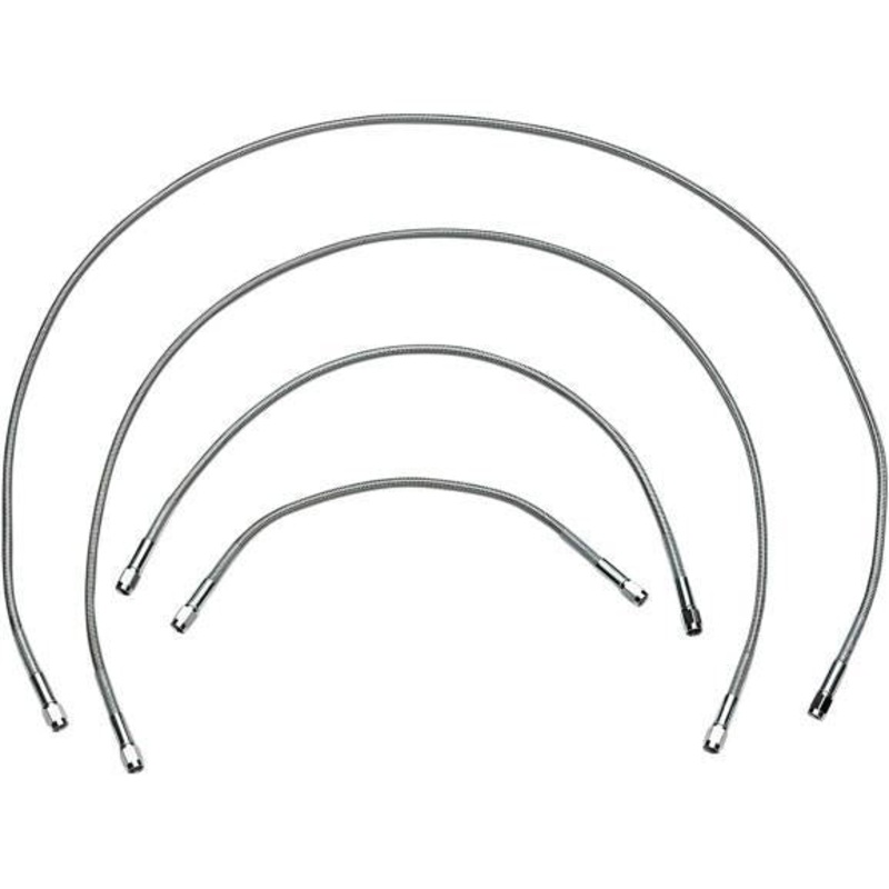 Drag Specialties Universal Stainless Steel Brake Line – 38in. 838