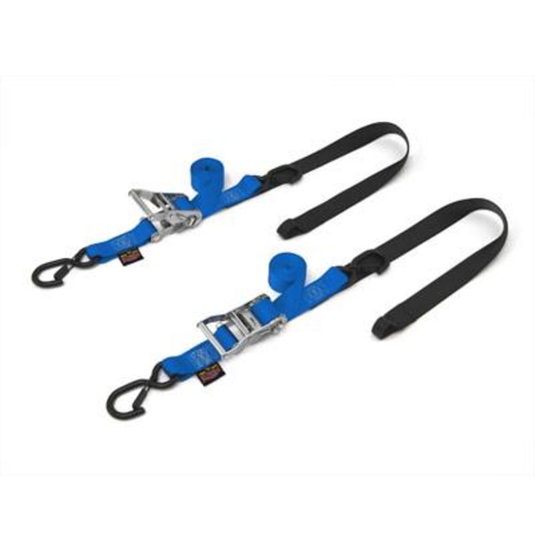 Powertye 1 1/2in. Fat Straps with Soft-Tye and Secure Hooks – Blue 30573-ST