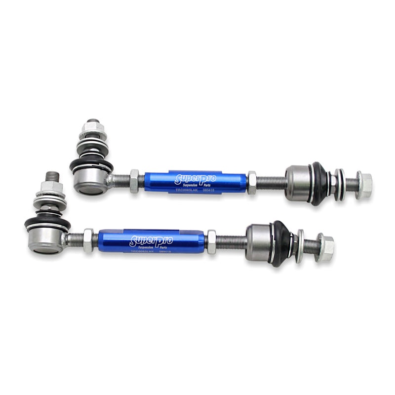 SuperPro 2003 Lexus GX470 Base Rear HD Adjustable End Link Set – 12mm Studs