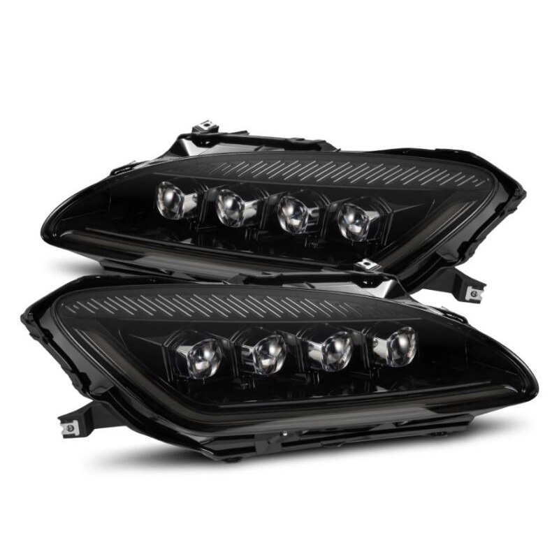 AlphaRex 99-09 Honda S2000 NOVA-Series Projector LED Headlights – Alpha-Black