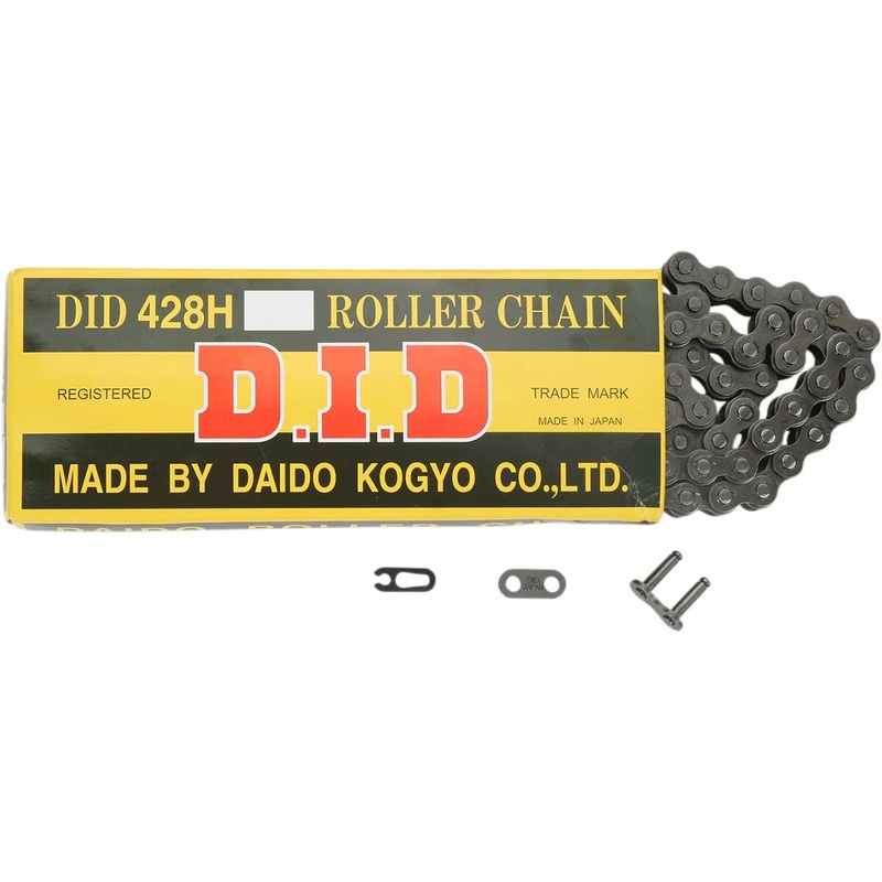 D.I.D 428H Heavy Duty Standard Series Non O-Ring Chain – 130 Links – Natural 428HX130RB