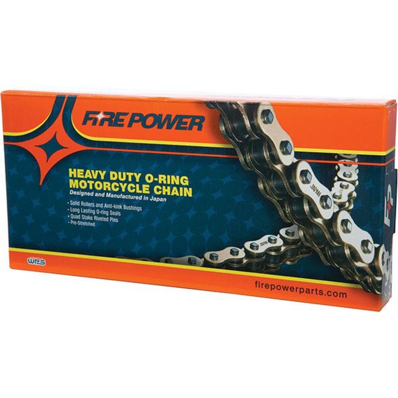 Fire Power 530 O-Ring Heavy Duty Chain – 130 Link – Natural 530FPO-130