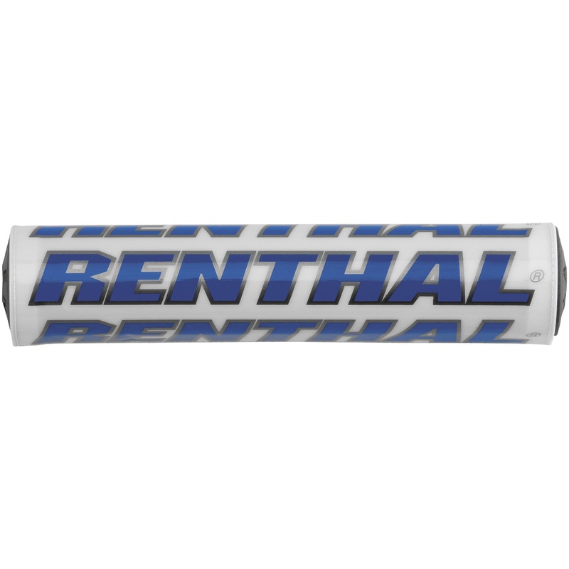 Renthal SX Crossbar Pad – 10in. – White/Blue P209
