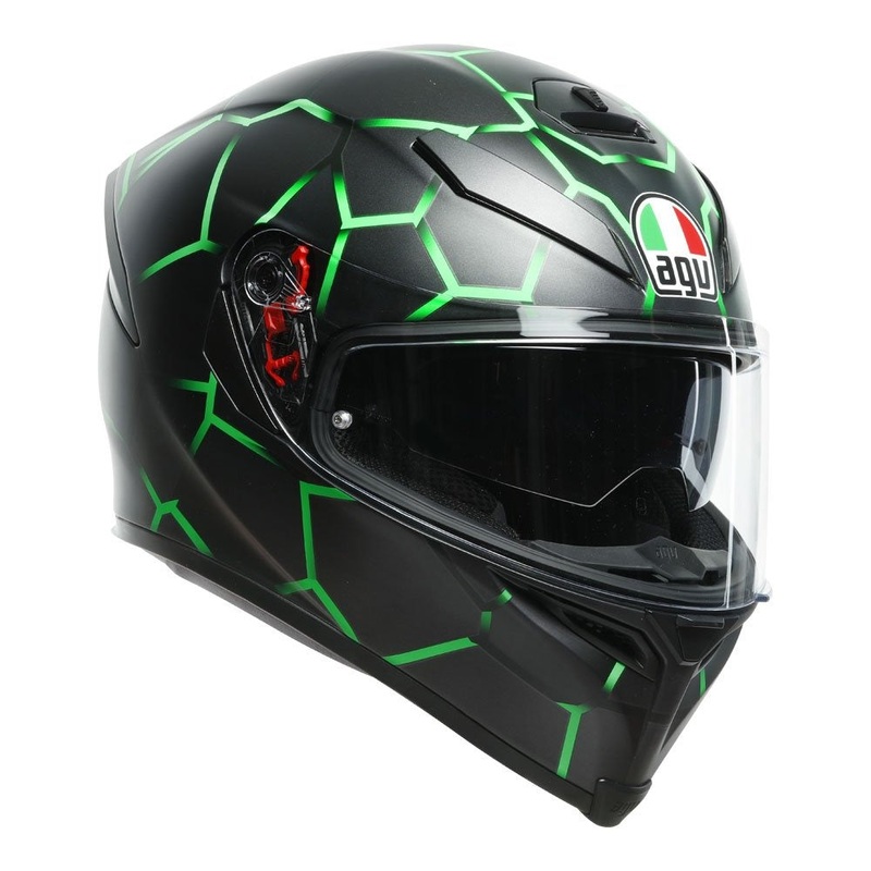 AGV K5 S VULCANUM HELMET – GREEN MULTI S