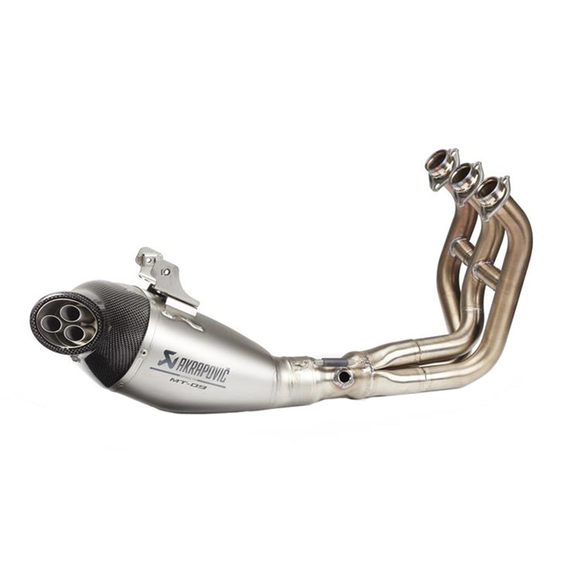 Akrapovic Titanium Full Exhaust with Carbon End Cap