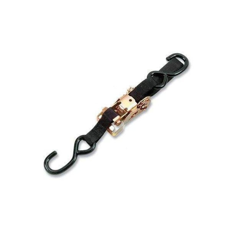 Parts Unlimited Heavy Duty Ratcheting Tie-Down – Black 3920-0077