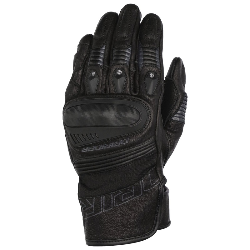 DRIRIDER TORQUE SHORT CUFF GLOVES – BLACK XS