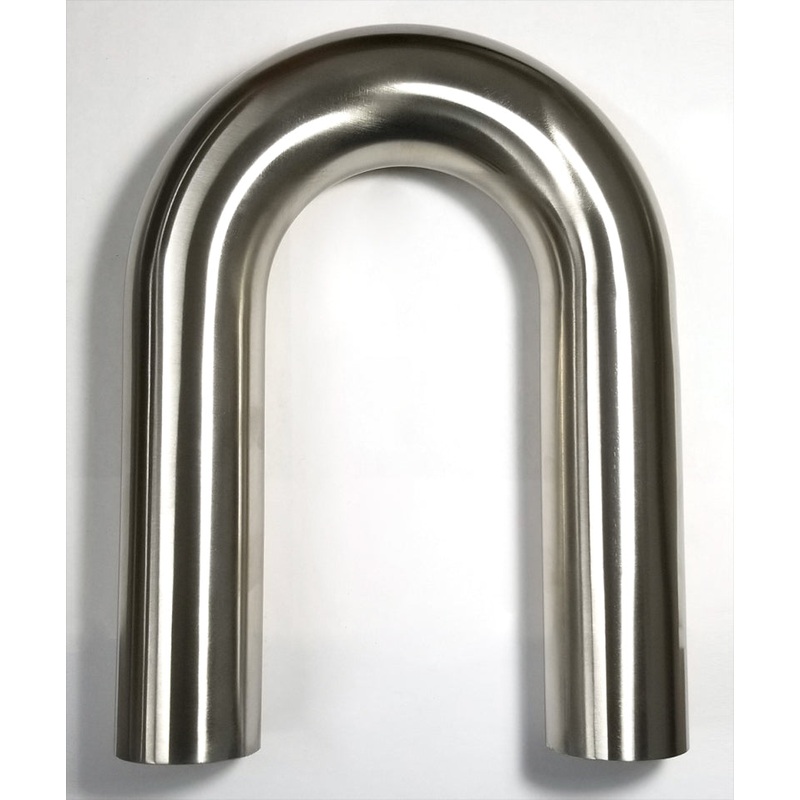 Stainless Bros 2.0in Diameter 1.5D / 3in CLR 180 Degree Bend 6in Leg / 6in Leg Mandrel Bend