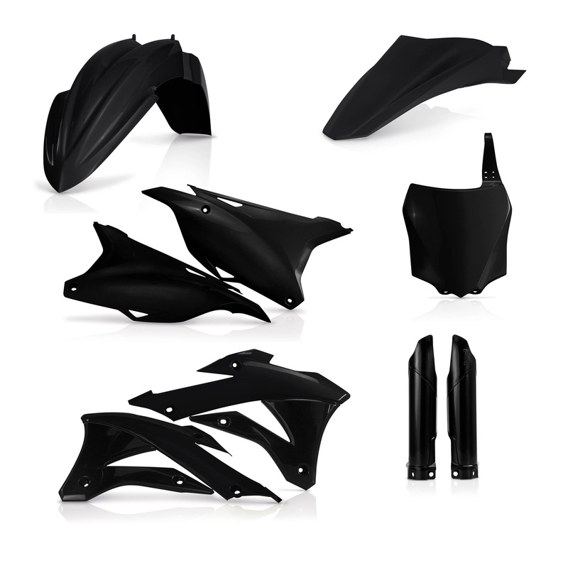 Acerbis Full Plastic Kit – Black 2374110001