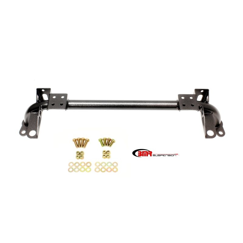 BMR 05-14 S197 Mustang Radiator Support w/ Sway Bar Mount – Black Hammertone