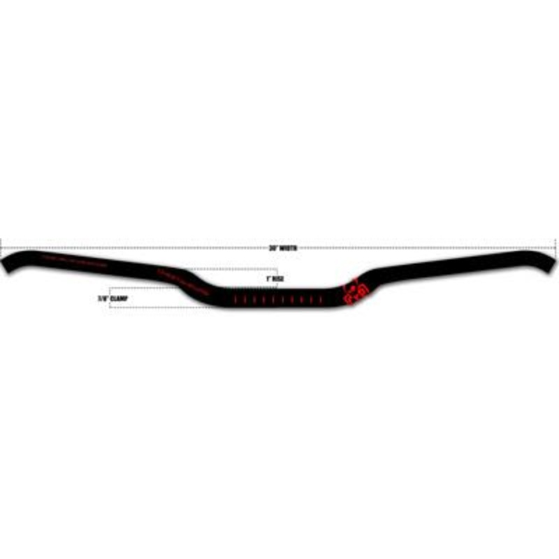 Cheetah Factory Racing Crowbar 7/8in. Handlebar – Black CFR-CD15