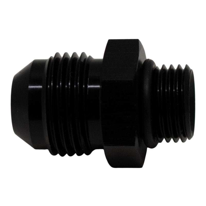 DeatschWerks 6AN ORB Male to 8AN Male Flare Adapter (Incl O-Ring) – Anodized Matte Black