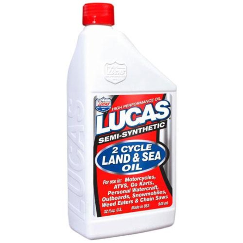 Lucas Oil High Performance Semi-Synthetic 2T Oil – Land and Sea 10467