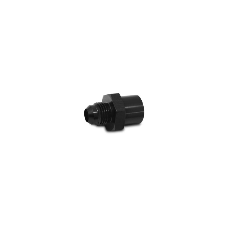 Vibrant M14 x 1.5 Female to -6AN Male Flare Adapter – Anodized Black