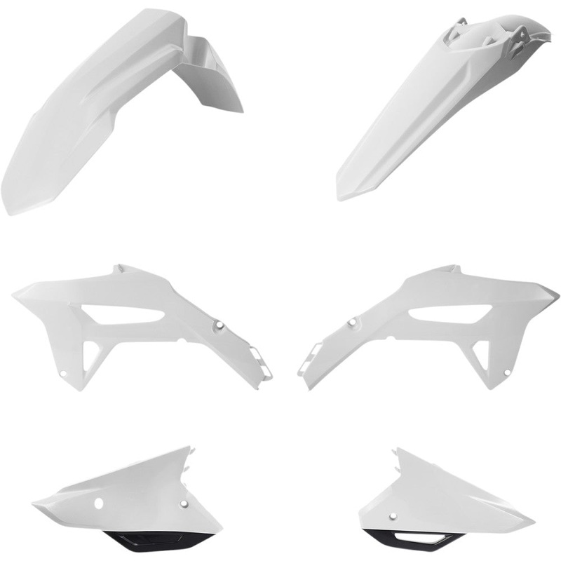 Acerbis Plastic Kit – White/Black 2858911035