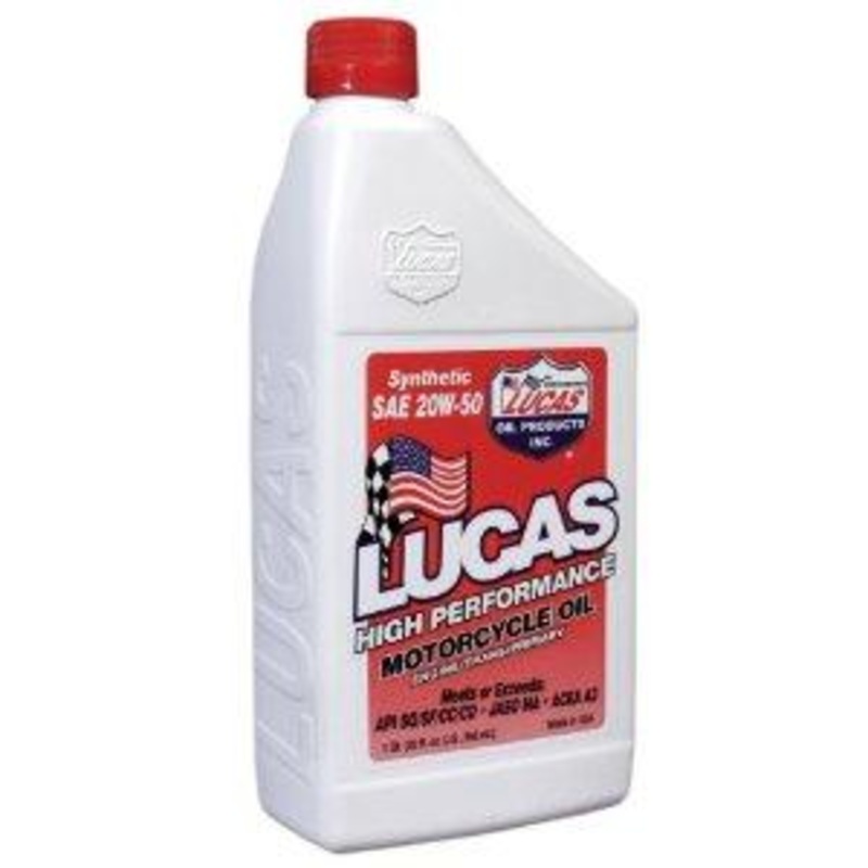 Lucas Oil High Performance Synthetic Oil – 0W50 – 1qt. 10765