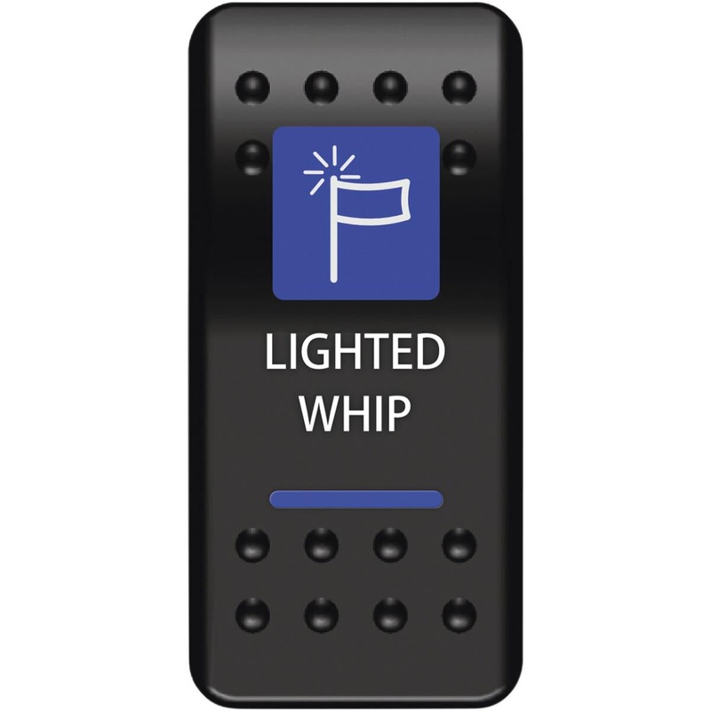 Moose Utility Rocker Switch – Whip Light (Single Pole, Single Throw) 0616-0329