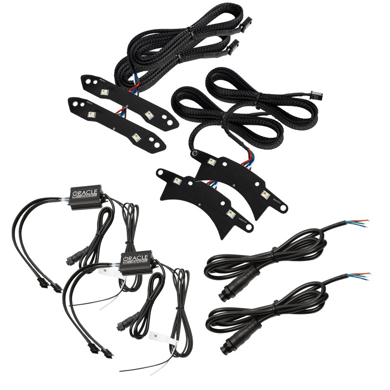 Oracle 15-21 Dodge Challenger RGB+W Headlight DRL Upgrade Kit – ColorSHIFT+W