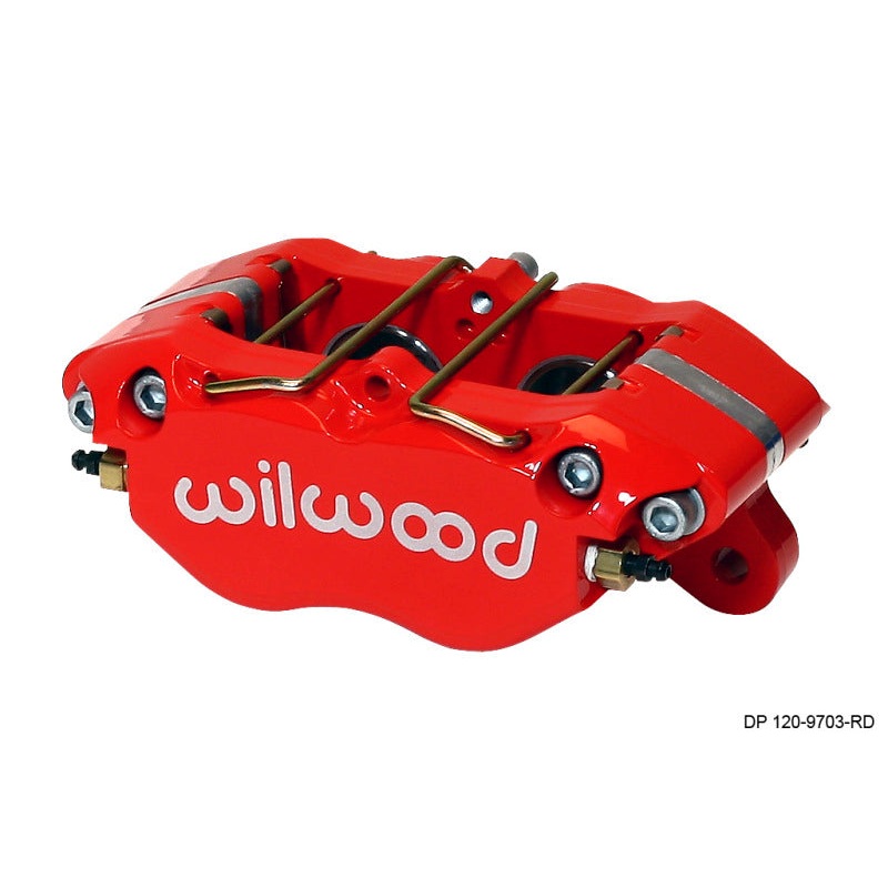 Wilwood Caliper-Dynapro 5.25in Mount – Red 1.38in Pistons .81in Disc