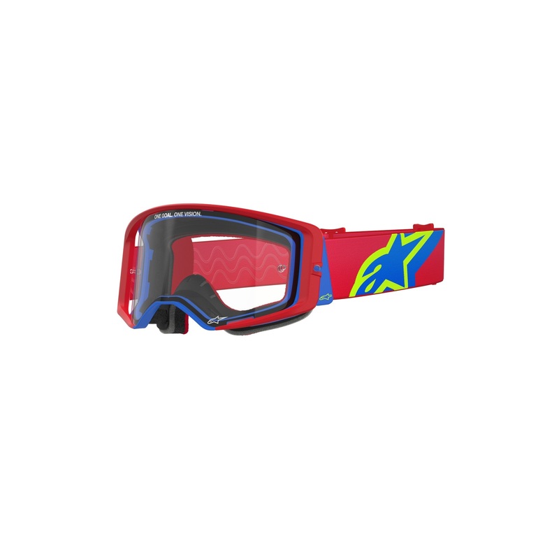ALPINESTARS SUPERTECH CORP GOGGLES – RED BLUE CLEAR