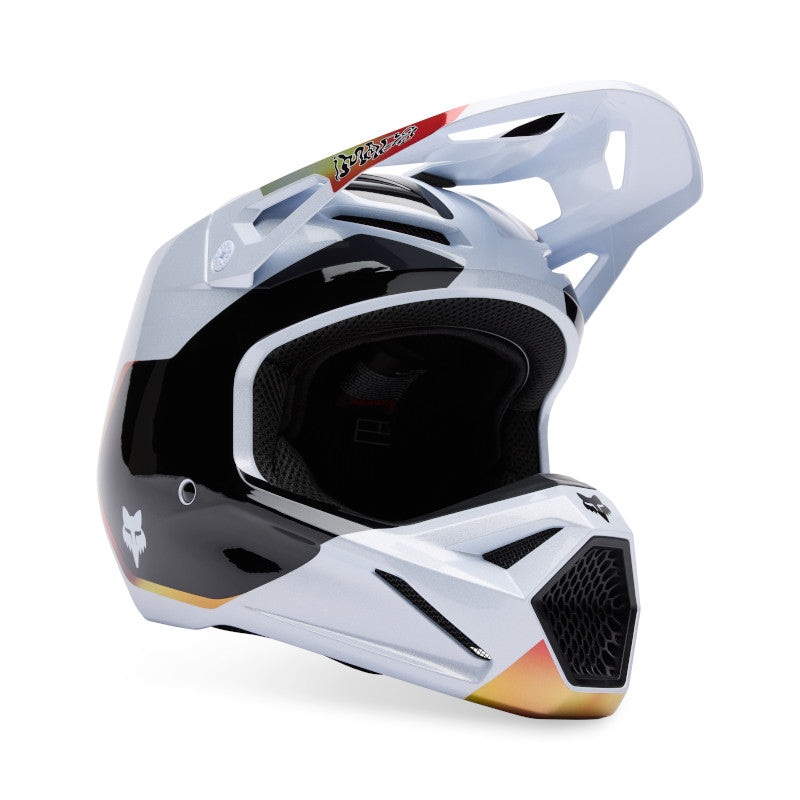 FOX 2025 V1 HELLO FUTURE HELMET – WHITE XS