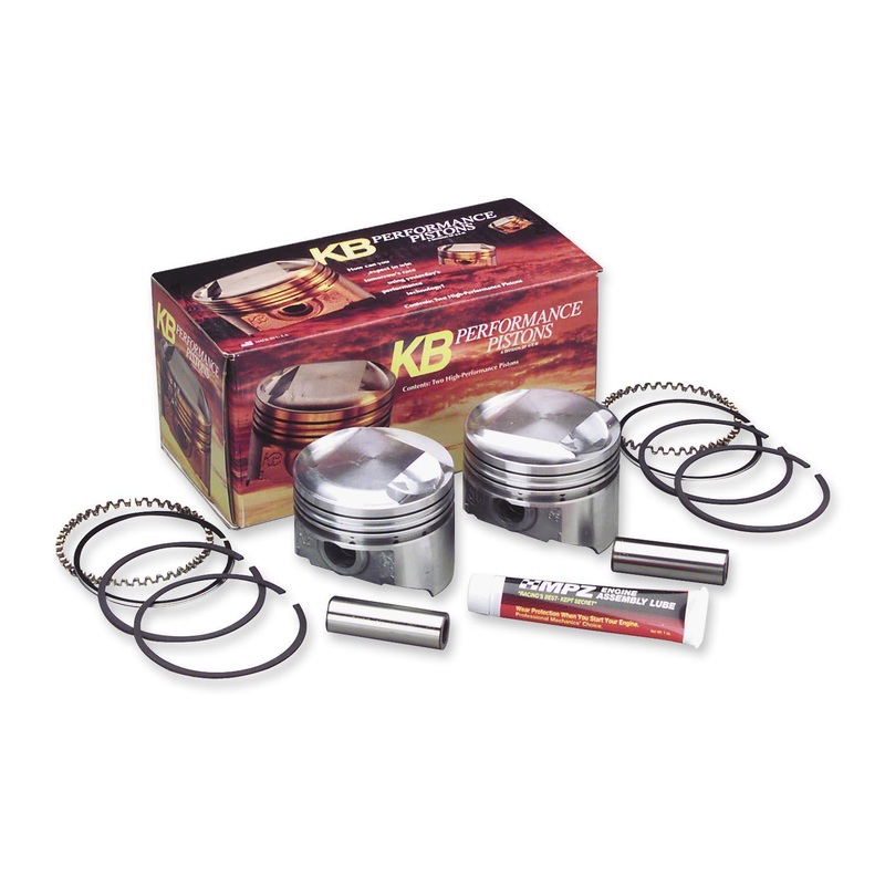 KB Performance Cast Piston Kit  (103ci., Flat Top) – Standard Bore 3.875in., 10.0:1 Compression KB409C.STD