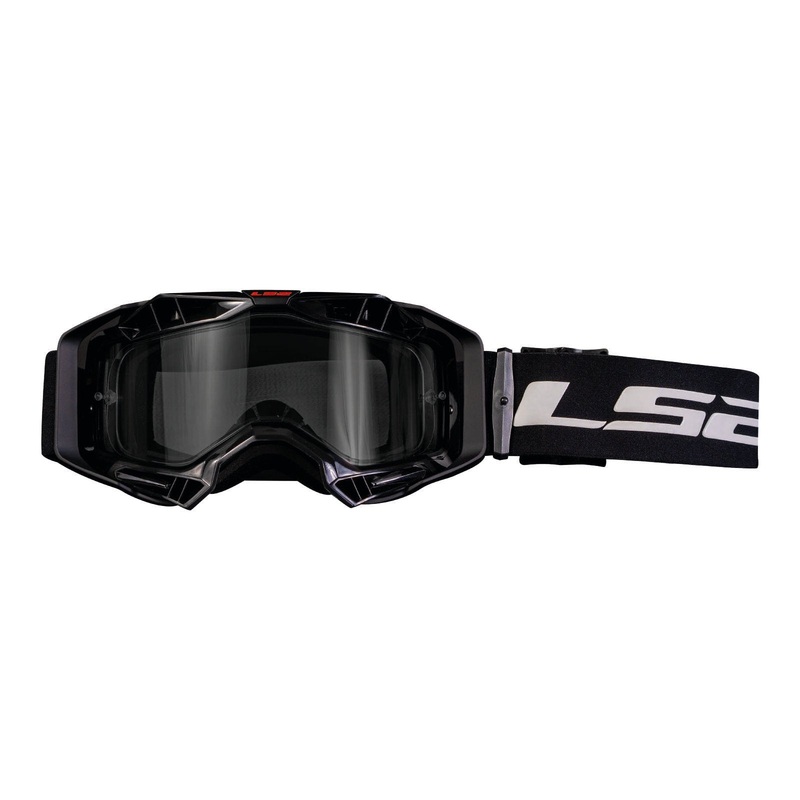 LS2 Aura Goggle – Black with Clear Lens