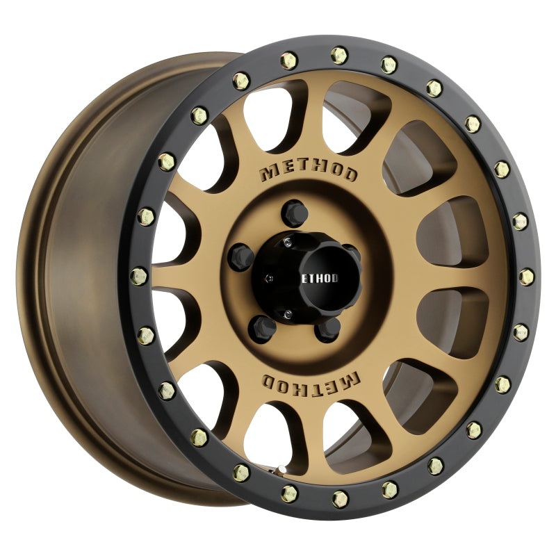Method MR305 NV 17×8.5 0mm Offset 5×150 116.5mm CB Method Bronze/Black Street Loc Wheel
