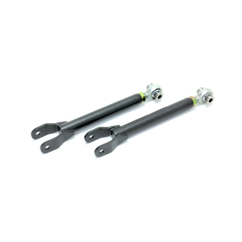 BMR 10-15 5th Gen Camaro Trailing Arms Rear w/ Single Adj. Rod Ends – Black Hammertone