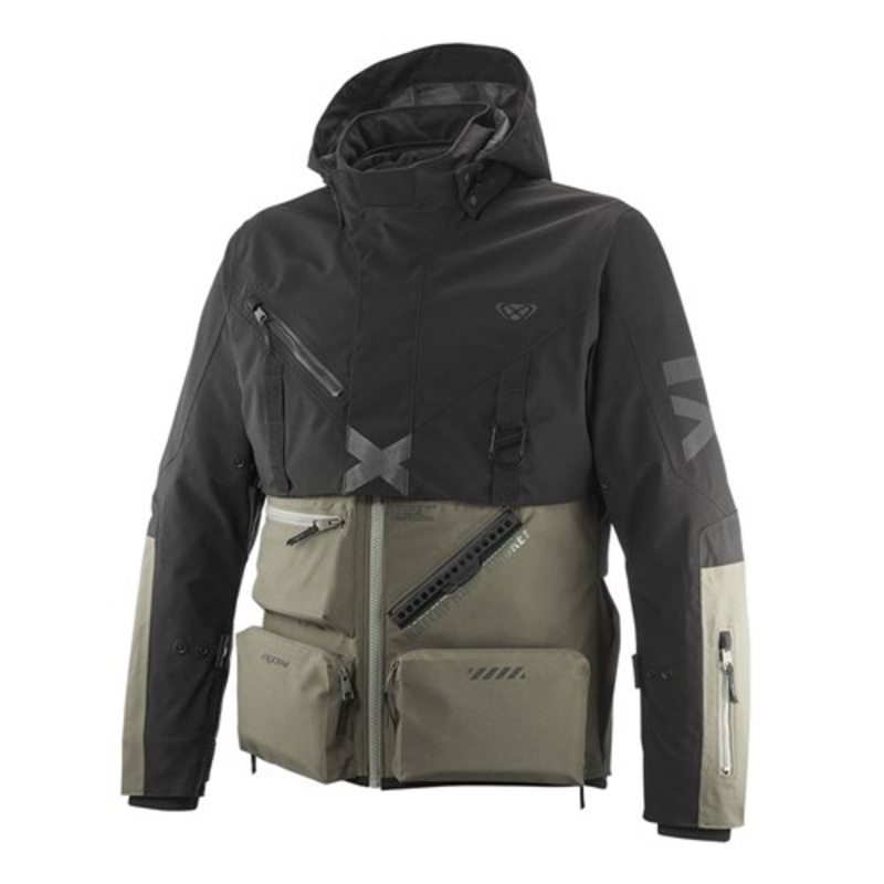 IXON ETNA JACKET – KHAKI/BLACK S