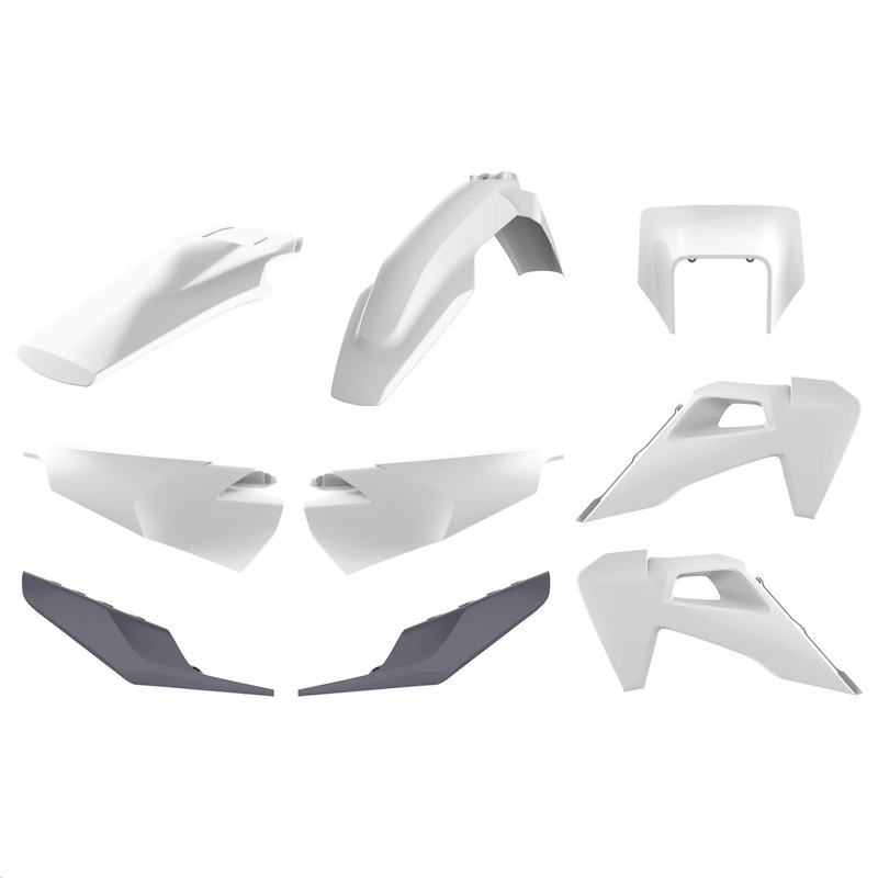 Polisport Plastic Kit – White 90894