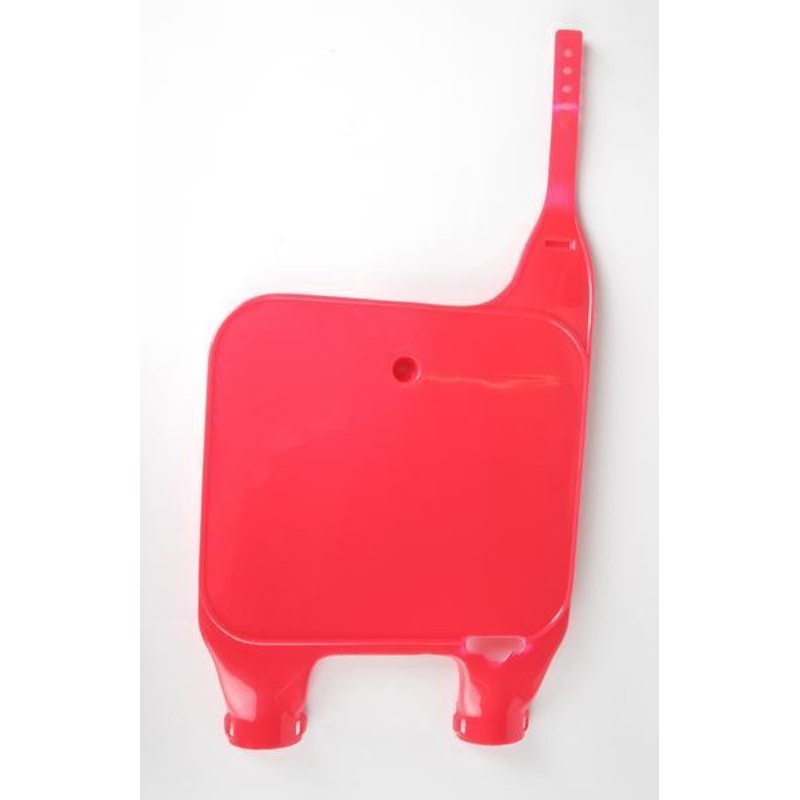 UFO Plastics Front Number Plate (Inverted Fork) – 92-99 CR Red HO02629067