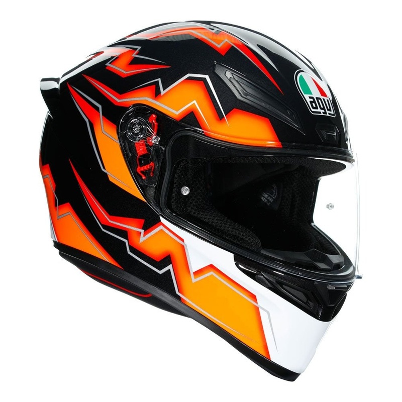 AGV K1 KRIPTON HELMET – BLACK/ORANGE S