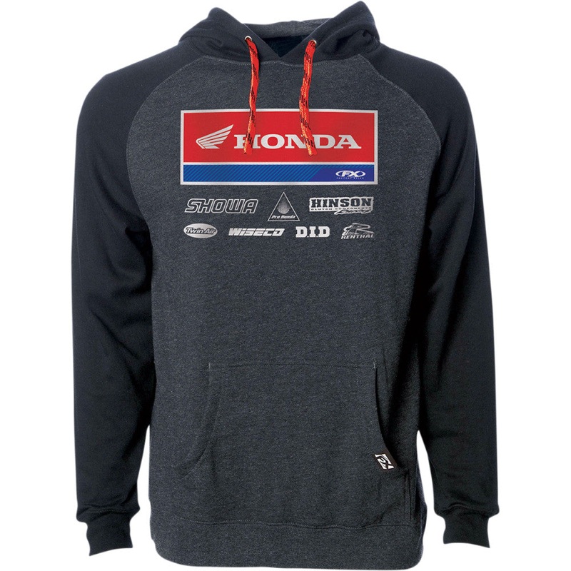 Factory Effex Honda Racewear Hoodie Medium Charcoal/Black