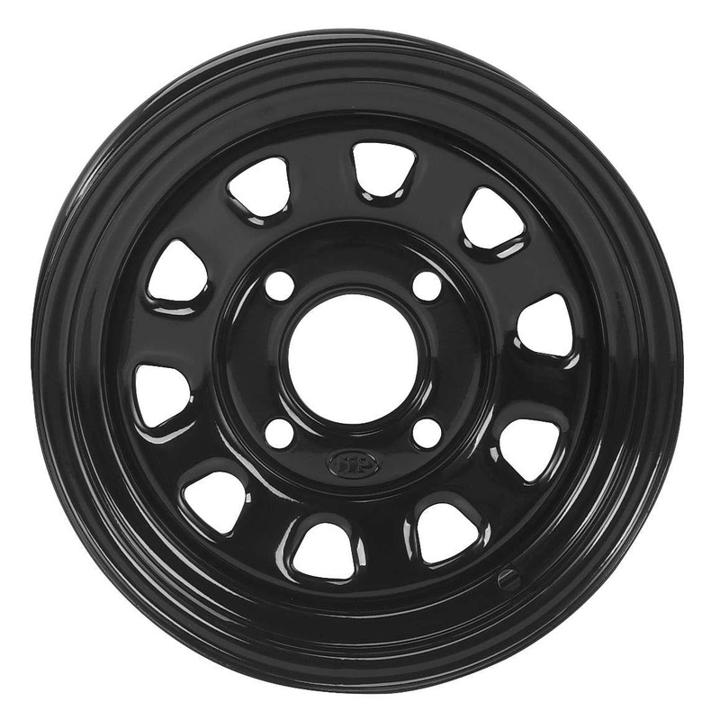 ITP Delta Steel Wheel – 12×7 – 4+3 Offset – 4/137 – Black 1225573014